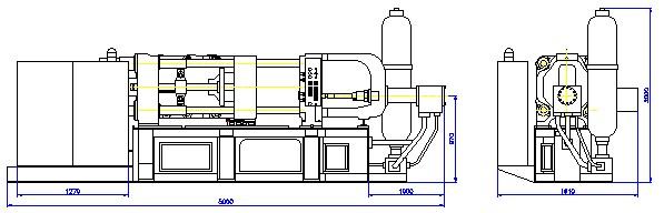 冷室鋁合金壓鑄機 TC150-D2-P