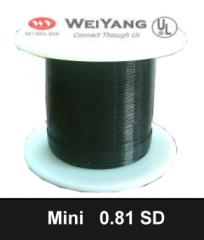 High Frequency FEP Coaxial Cable- Mini 0.81 銀編