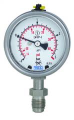 Pressure Gauges,UHP, Stainless Steel, Safety Pattern Version,Model 232.35