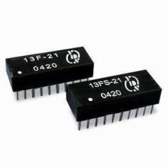 13F-2X/13FS-2X SERIES . 10/100 Base-T DIL Dual Port MDIX Magnetic Module